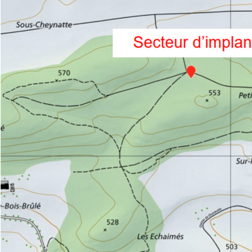 Nouveau réservoir d'eau potable Champateau III: Campagne de reconnaissance géotechnique